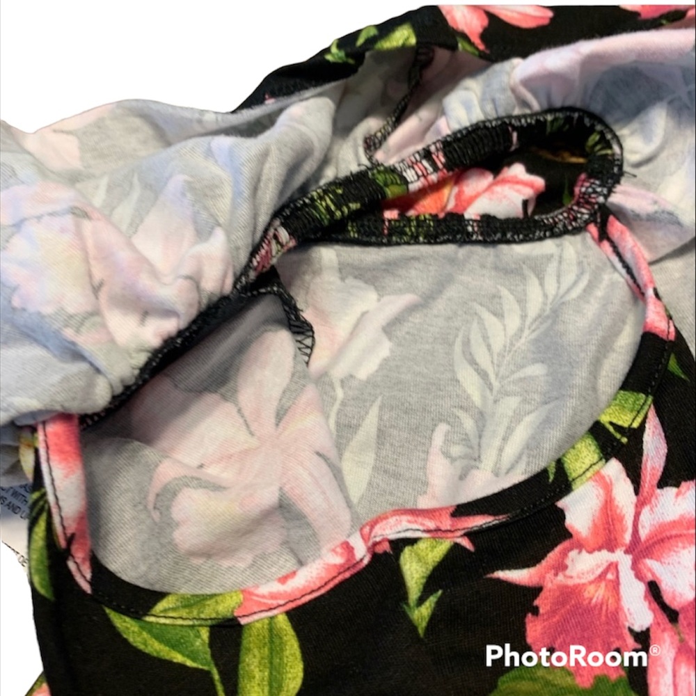 NWT ASOS Tropical Sun Dress Sz 6 Floral - Picture 5 of 7